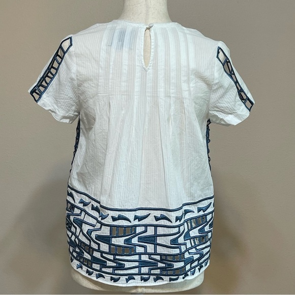 SEA New York Embroidered Detail Top Blouse Size XS - Picture 4 of 11